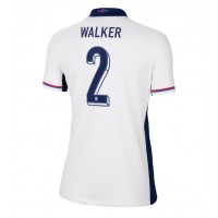 England Kyle Walker #2 Fotballklær Hjemmedrakt Dame EM 2024 Kortermet